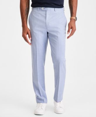 Men's Classic-Fit Sharkskin Dress Pants