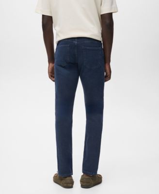 Men's Slim Fit Blue-Black Jan Jeans