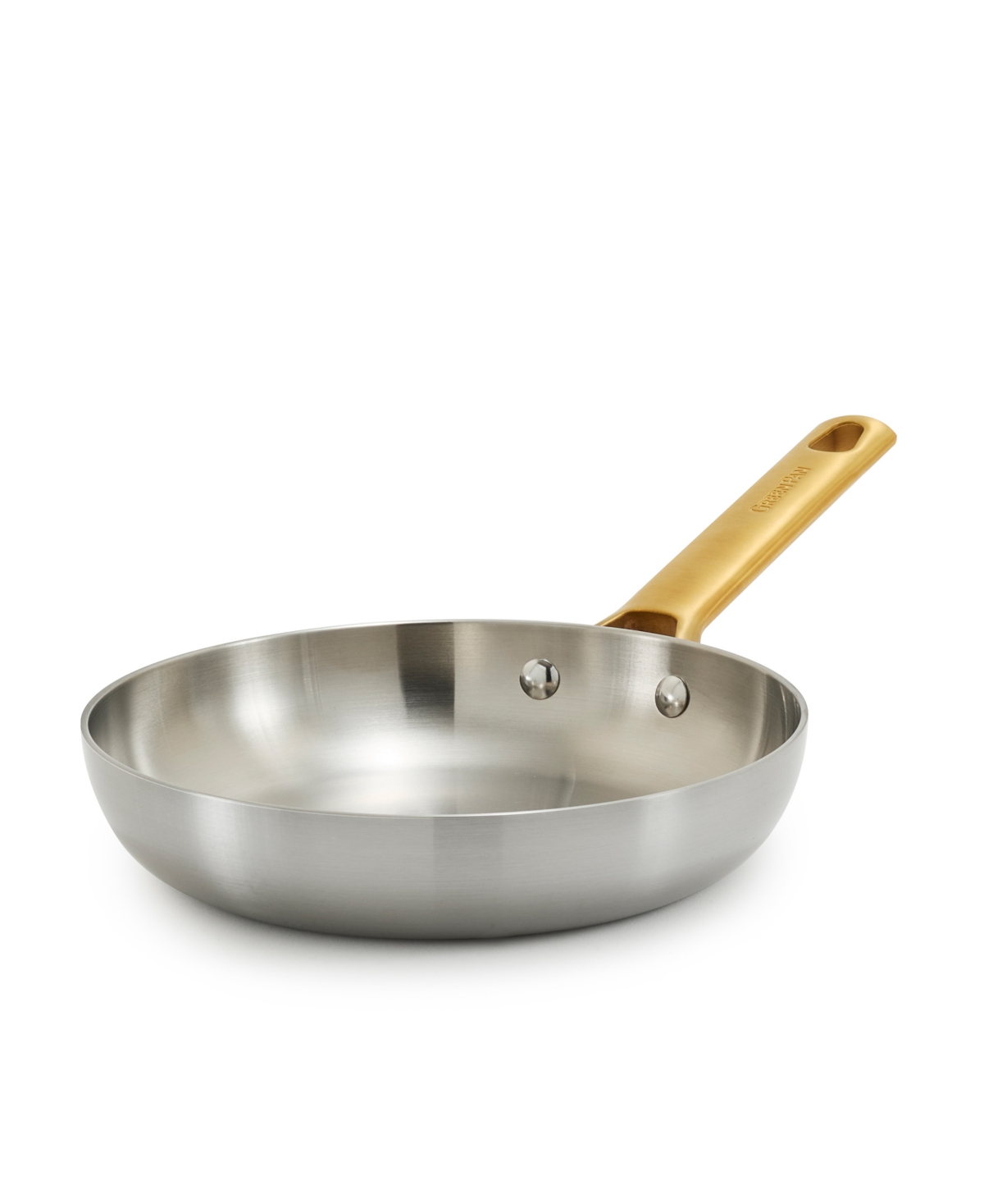 Greenpan Reserve Stainless Steel 8-inch Frying Pan In Silver