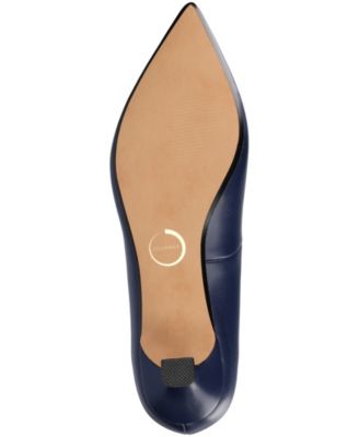 Women's Pammie Pointed Toe Kitten Heel Dress Pumps