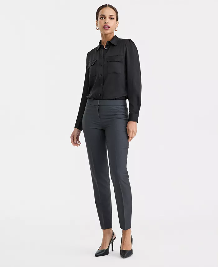 Women's Bi-Stretch Straight-Leg Dress Pants
