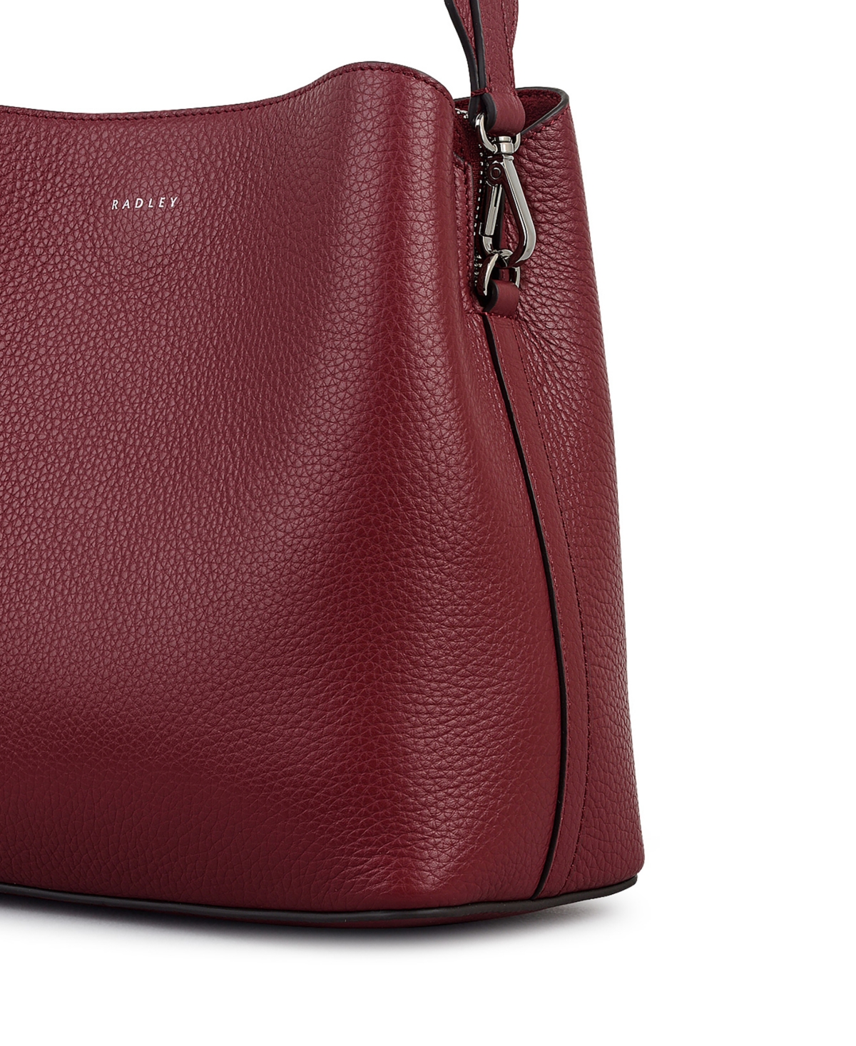Radley London Dukes Place Leather Compartment Crossbody Bag In Red