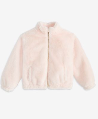 Epic Threads - Toddler Girls Faux-Fur Bomber Jacket