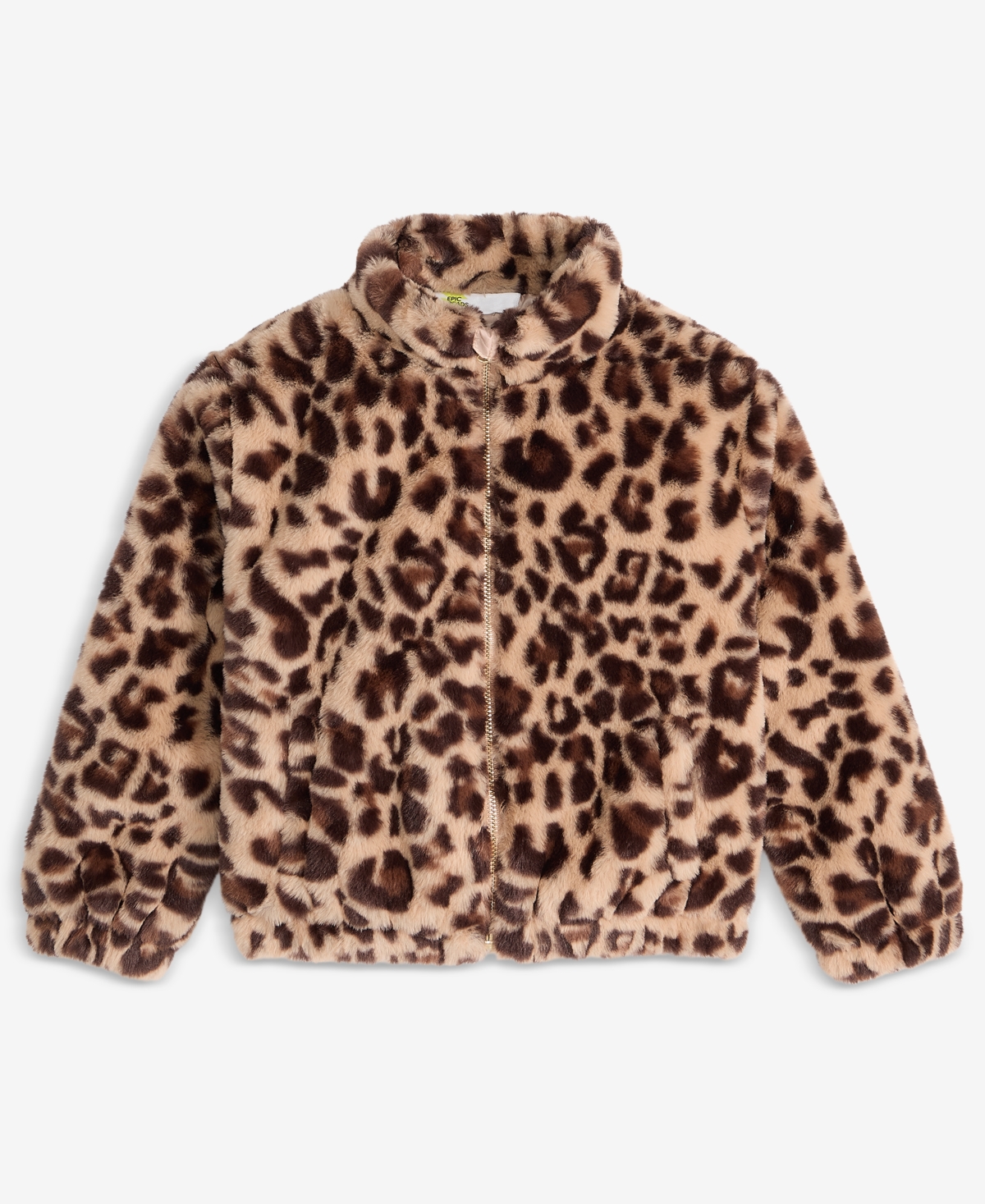 Epic Threads Girls Toddler 2t-4t Stand Collar Bomber Jacket, Macy's Exclusive In Animal Print