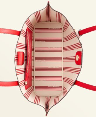 Disney | Macy's Minnie Mouse Top Handle Leather Tote Bag, Macy's Exclusive