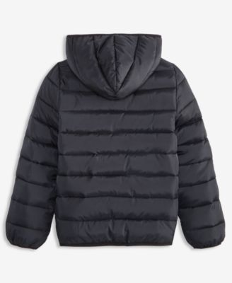 Girls' 5-20 Leopard Print Long-Sleeve Puffer Jacket, Macy's Exclusive