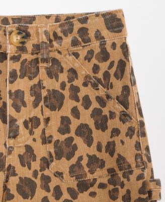 Girls' 5-20 Leopard Print Wide-Leg Pants, Macy's Exclusive