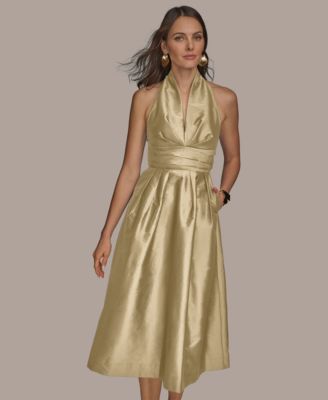 Donna Karan New York - Women's A-Line Halter Dress