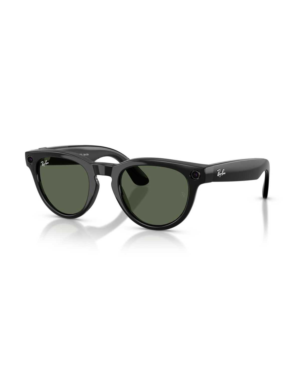 Ray Ban Unisex Ai Meta Gen2 Low Bridge Fit Headliner Sunglasses, Rw4013f In Black
