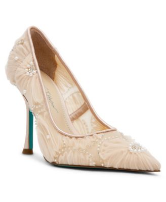 Women's Roxie Tulle Floral Applique Pumps