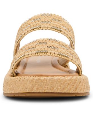 Women's Mykonos Raffia Flatform Sandals