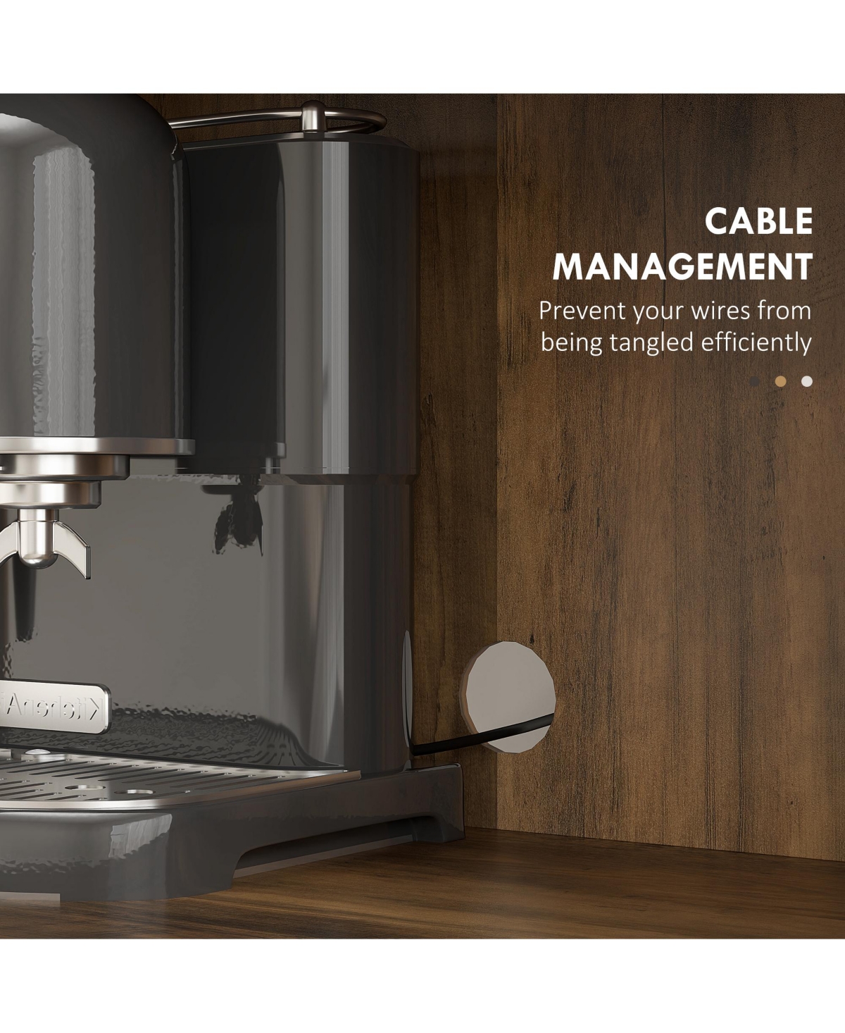 Slickblue Small Kitchen Durable Storage Cabinet with Efficient Space-Saving Design