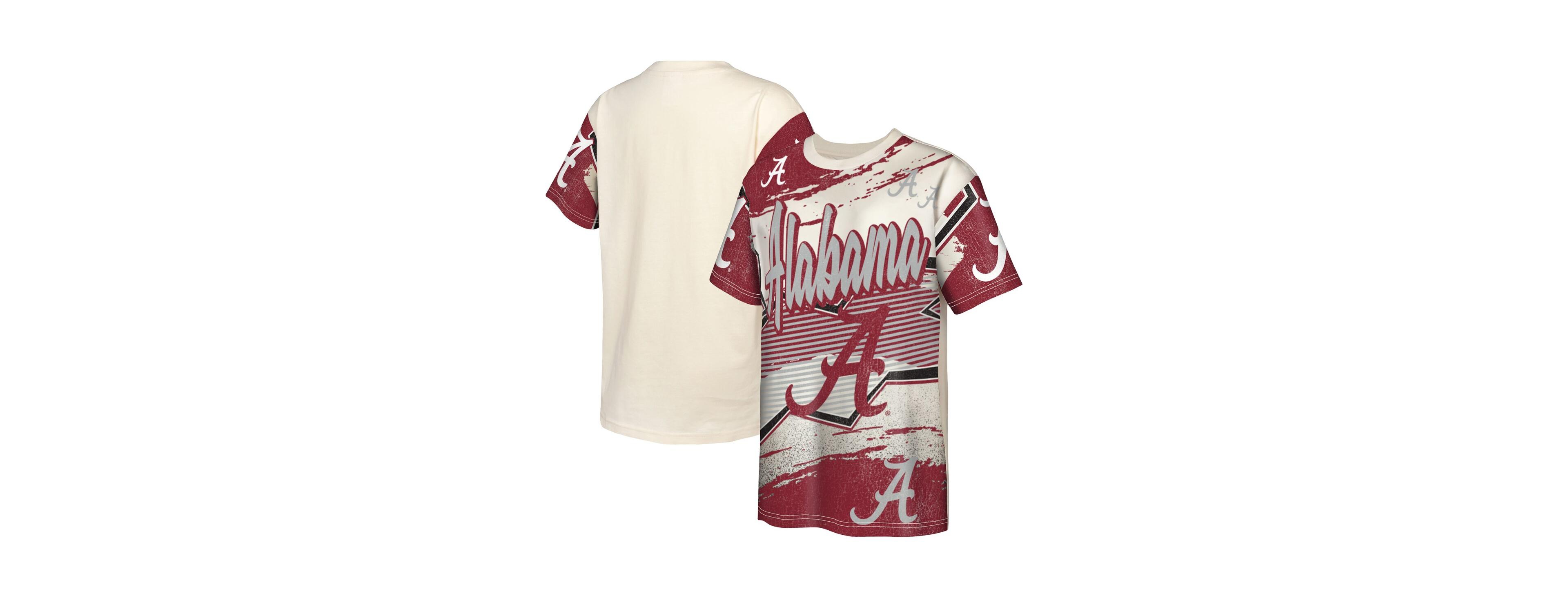 Outerstuff Big Boys and Girls Cream Alabama Crimson Tide Make Noise T-Shirt