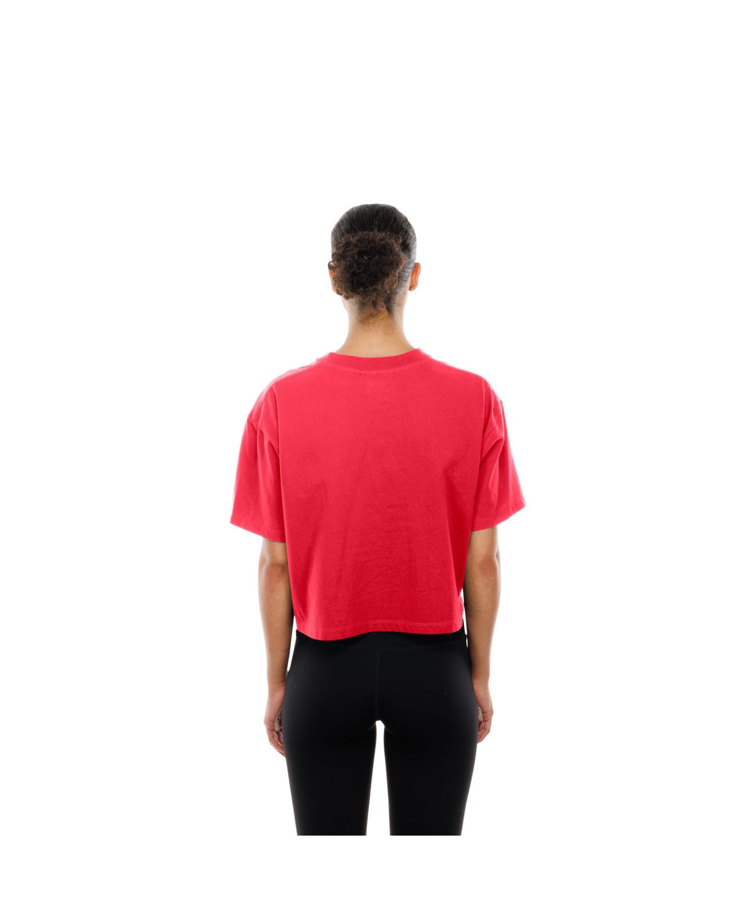 Women's Red Philadelphia Phillies Boxy Foil Logo T-Shirt