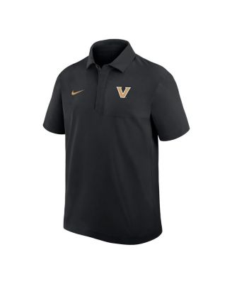Men's Black Vanderbilt Commodores Woven Dri-FIT Polo Shirt