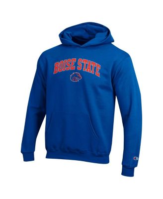 Big Boys and Girls Royal Boise State Broncos Campus Pullover Hoodie