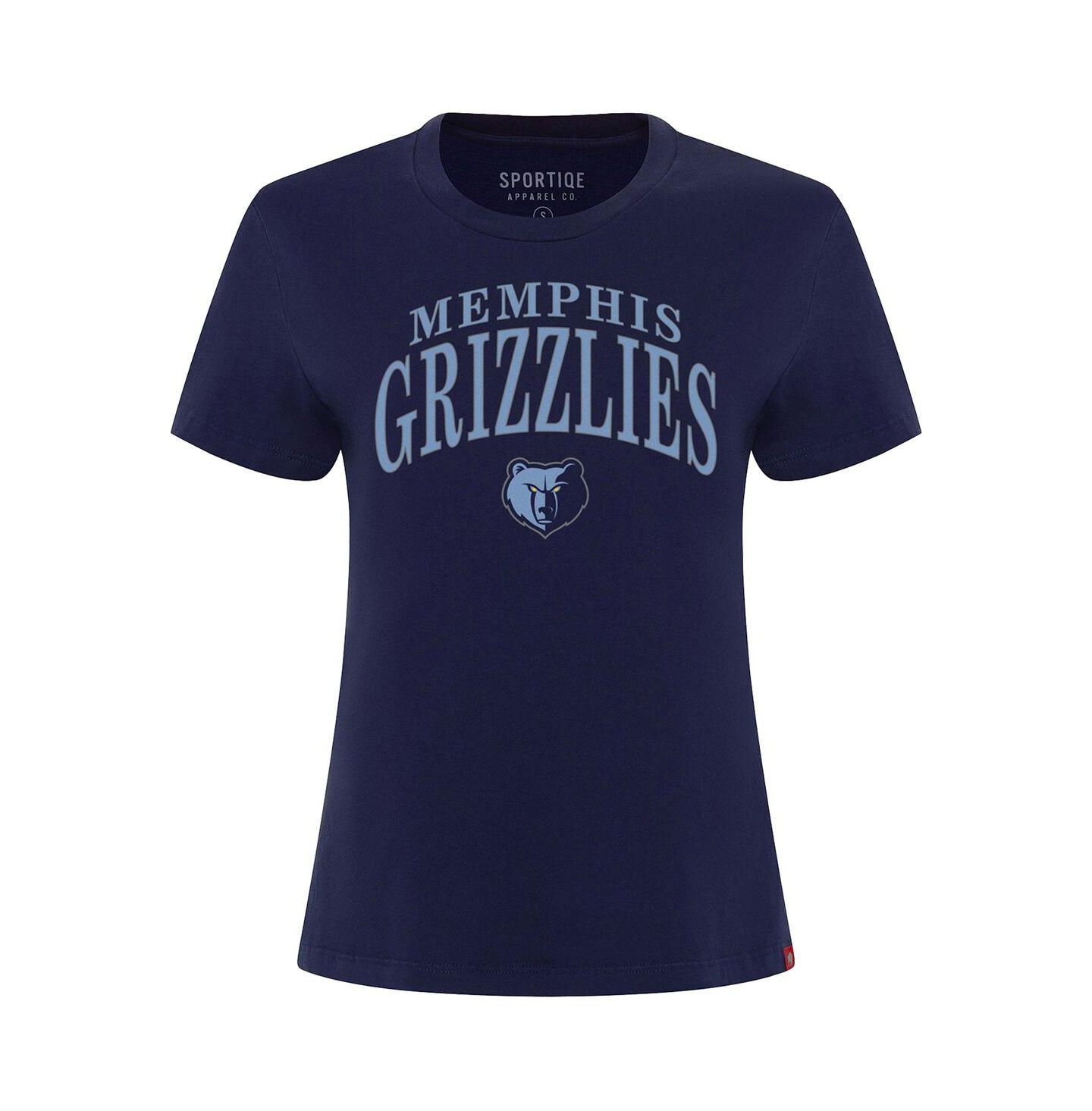 Женская футболка Sportiqe Navy Memphis Grizzlies Arcadia Boxy — фото 3