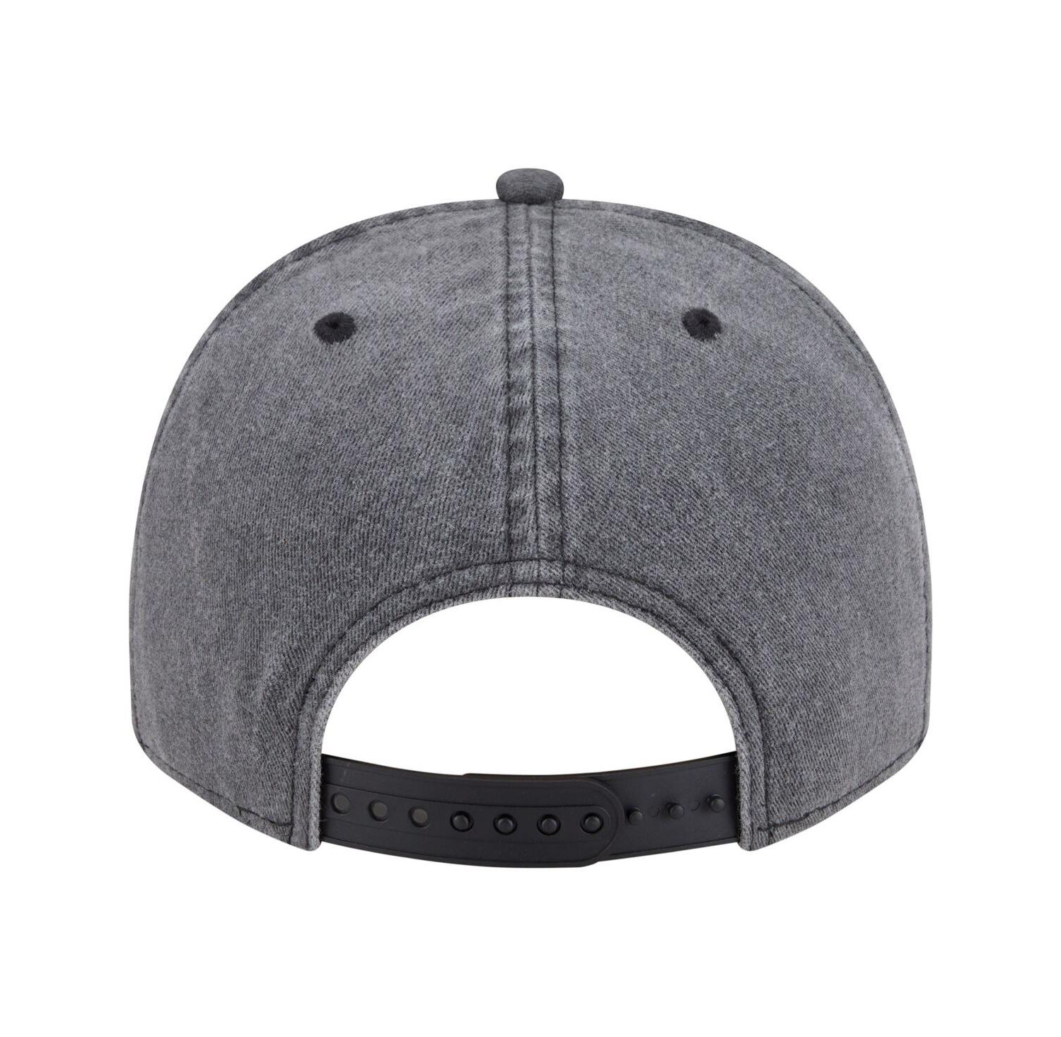 Men's Charcoal Vegas Golden Knights Throwback Washed A-Frame Pre-Curved 9FIFTY Snapback Hat