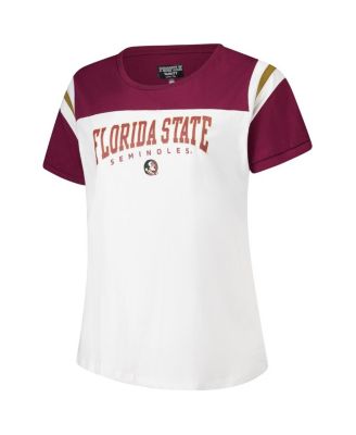 Women's White Florida State Seminoles Plus Size Winning Gear T-Shirt
