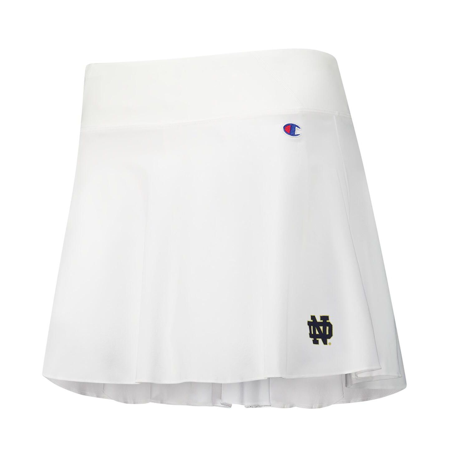 Женская юбка-шорты Champion White Notre Dame Fighting Irish Tailgate Soft Touch Skort — фото 3