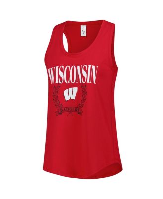 Women's Red Wisconsin Badgers Everyday Tank Top