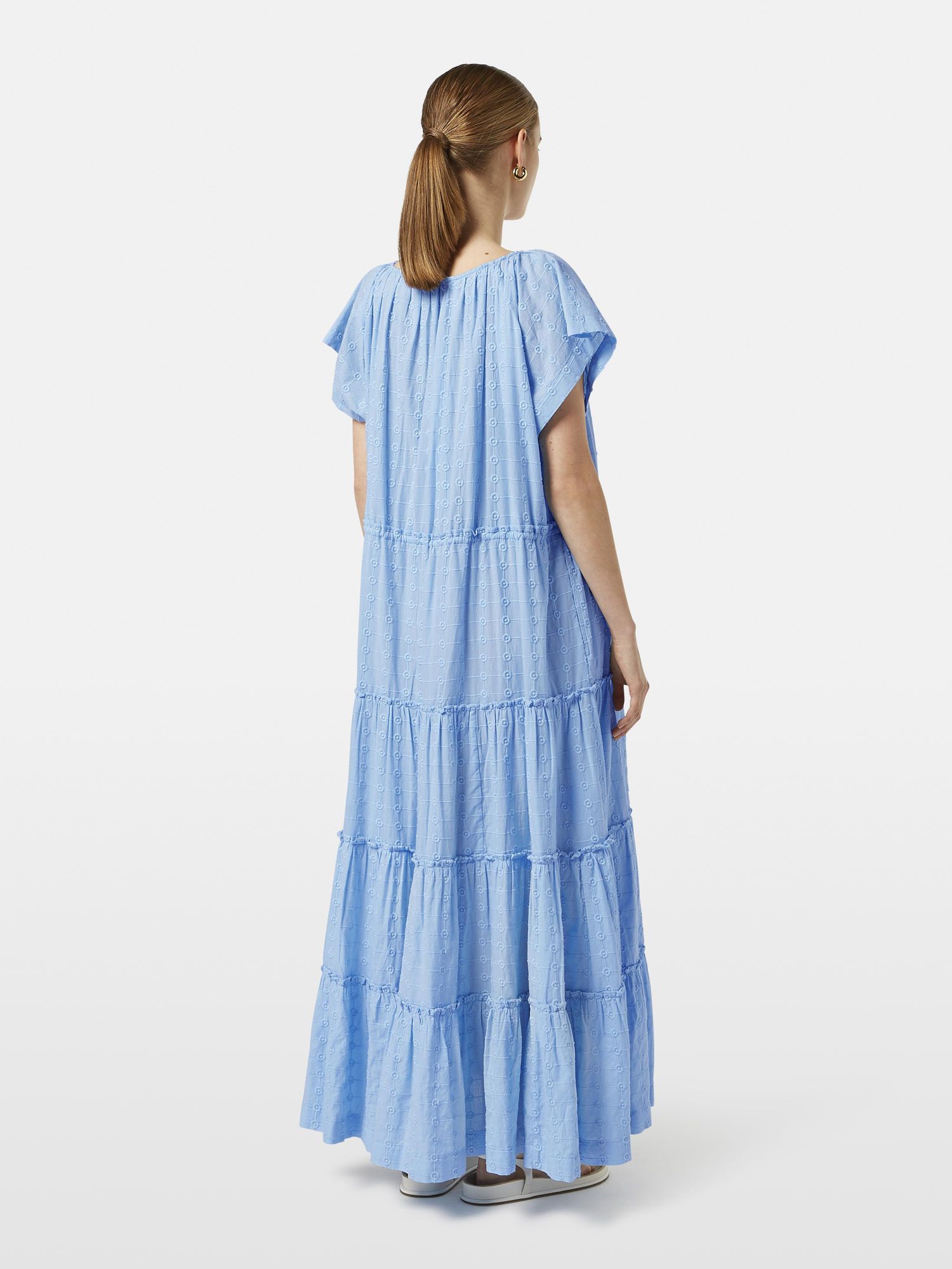 Women's Tiered Broderie Maxi Dress