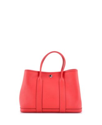 Pre-Owned HERMES 30 Garden Party Tote Leather