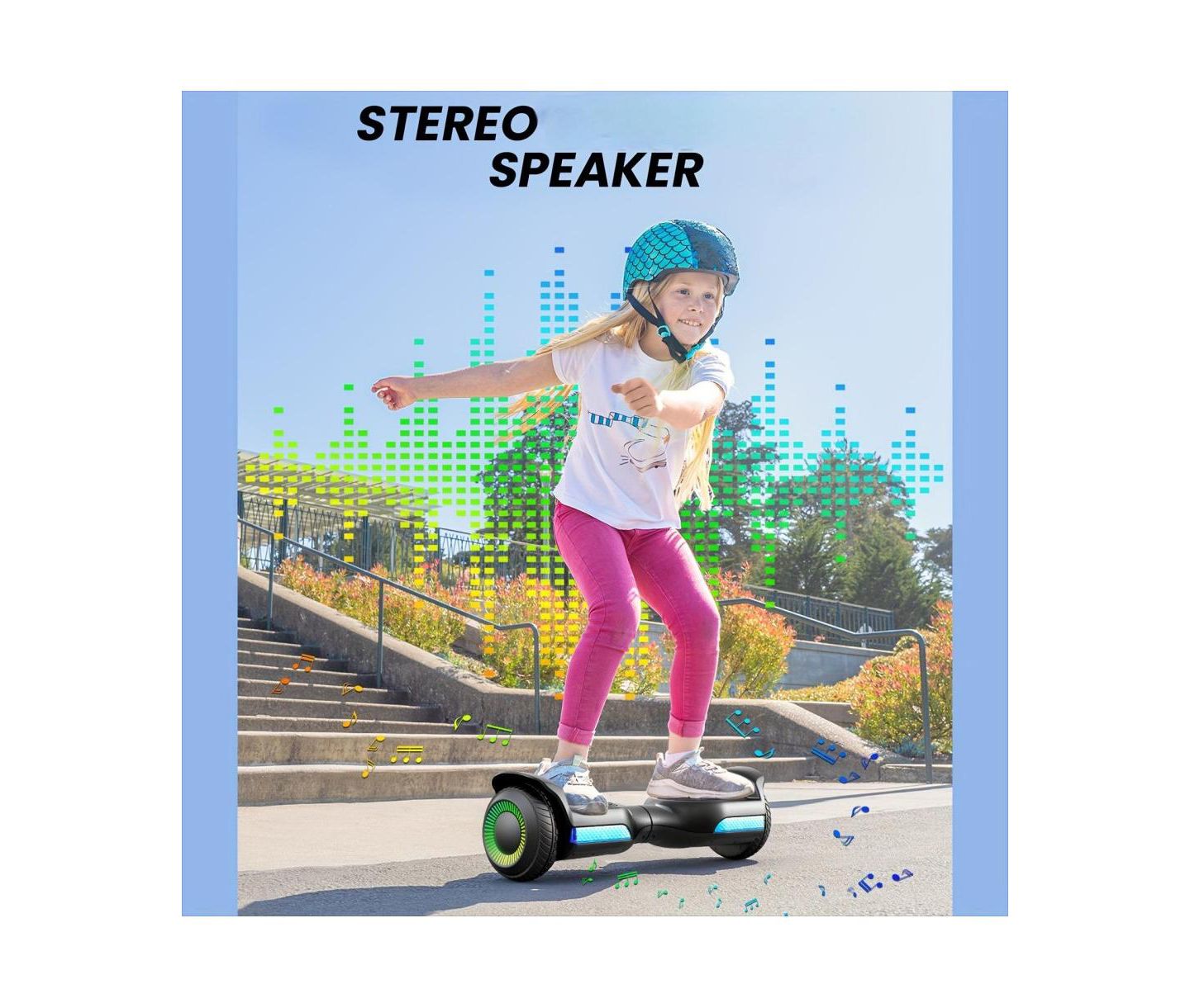Детская игрушка Everyfun G13 Self-Balancing Off-Road Scooter, 176 lbs Capacity, Ages 6+ — фото 5