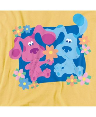 Big & Tall Blue s Clues Magenta and Flowers T Shirt