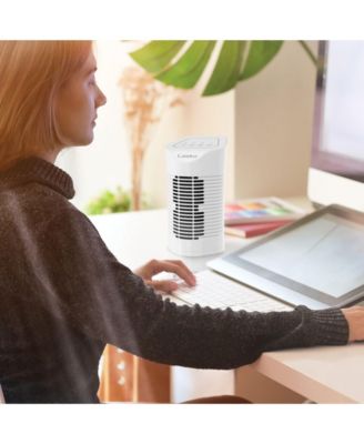 Desktop Air Purifier with 3-Stage Air Cleaning System, Portable House Fan