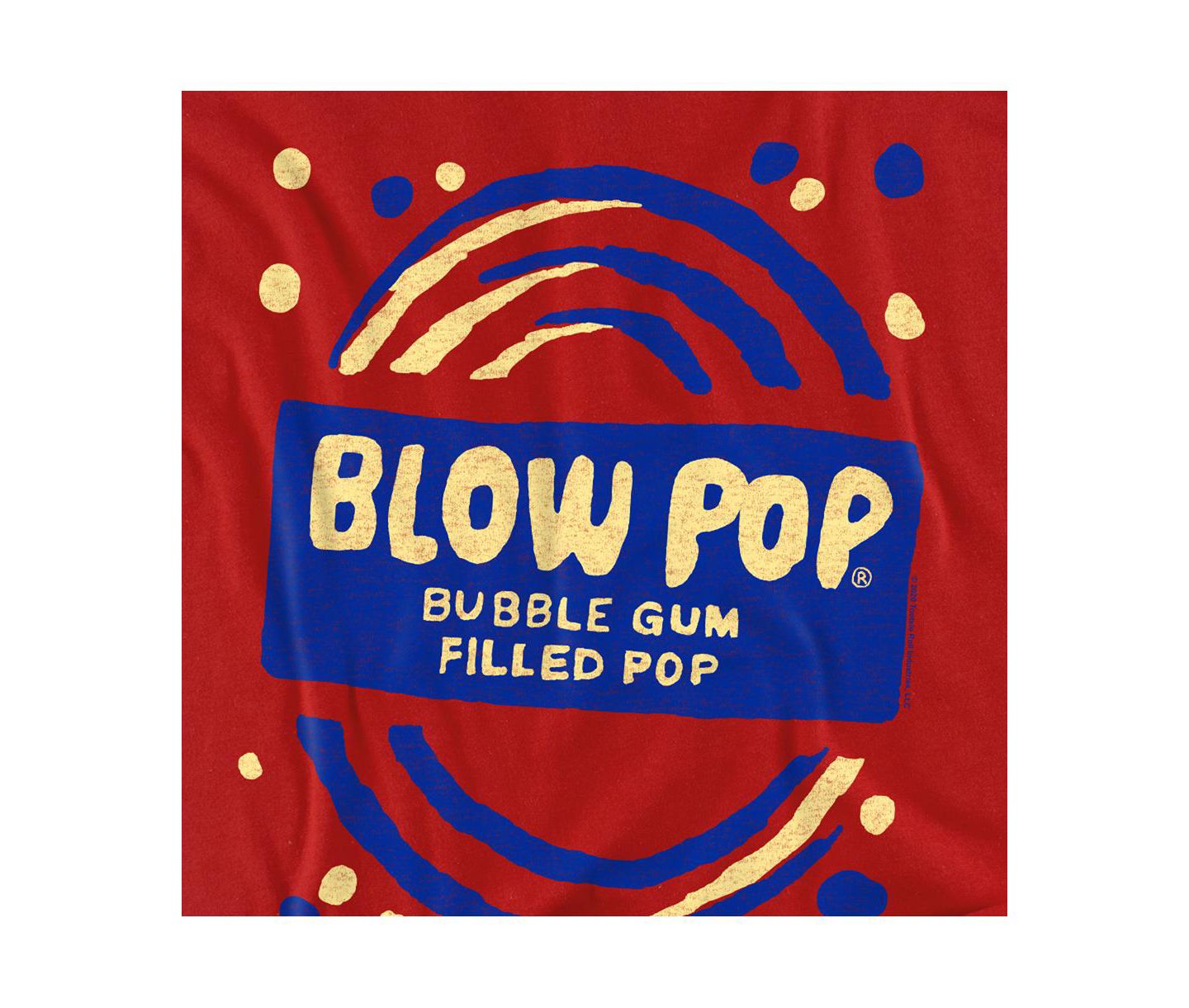 Мужская футболка Tootsie Roll Blow Pop Rough, цвет: Красный — фото 2