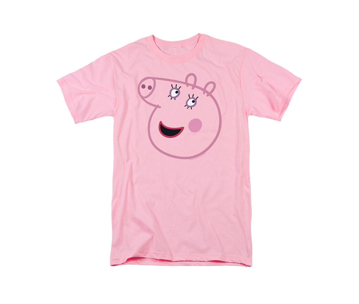 Мужская футболка Hasbro+ Peppa Pig Pink Out Mummy Pig Face, цвет: Розовый — фото 1