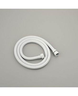 Handheld Shower with 28-Inch Slide Bar and 59-Inch Hose,White