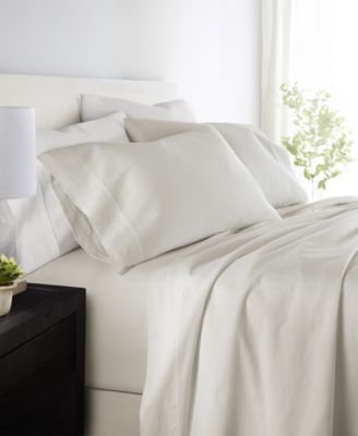 Long Staple 300-Thread Count Cotton Solid 4-Pc. Sheet Set, Split King