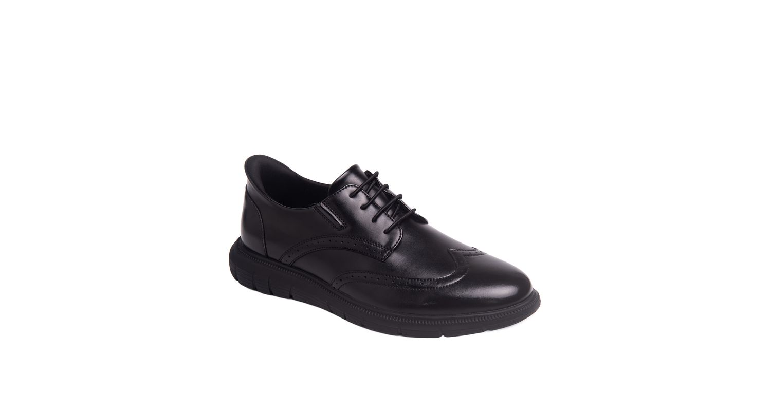 Men's Hill Street Hands-Free Slip On Technology Leather Wingtip Oxfords