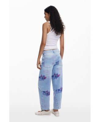 Women's Balloon Collage jeans