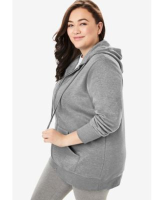 Plus Size Better Fleece Zip-Front Hoodie
