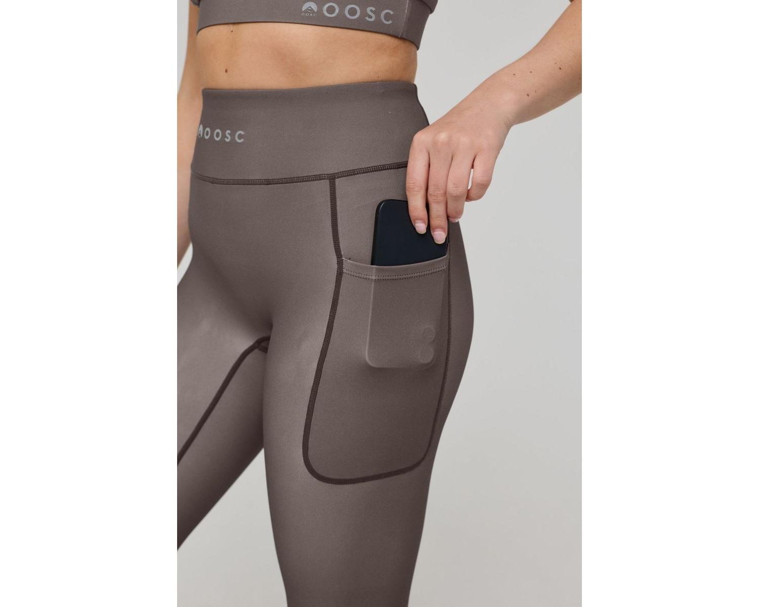 Women's Infinite High Waisted Leggings - Khaki