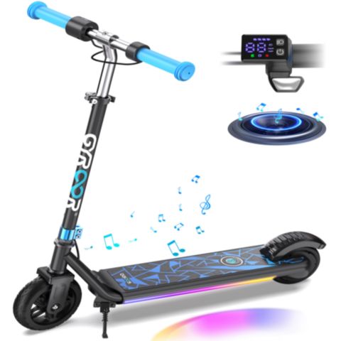 Детская игрушка Everyfun Kids' Electric Scooter with 150W High-Power Motor, LED Display & Dual Brake System, 132 lbs Capacity, Ages 6-14