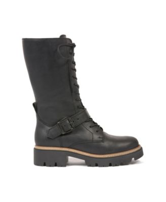 Strap Detail Mid Calf Boot