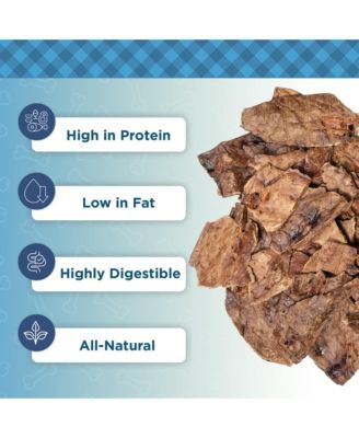 4”-6” Beef Lung Slices Dog Treats – 8oz Bag – 100% Natural