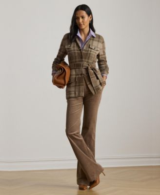 Women's High Rise Corduroy Flare Pants