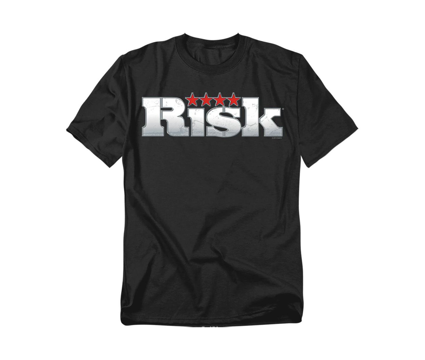 Мужская футболка Hasbro+ Big & Tall Risk Logo Made of Granite, цвет: Чёрный — фото 1