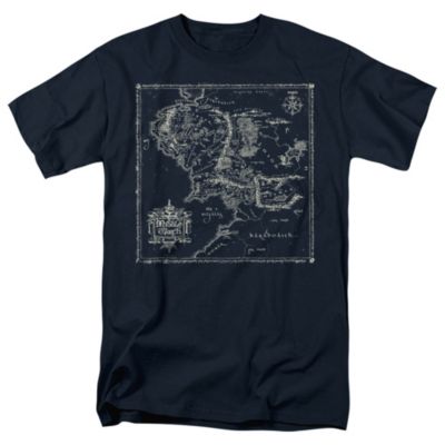 Big & Tall Map of Me T Shirt