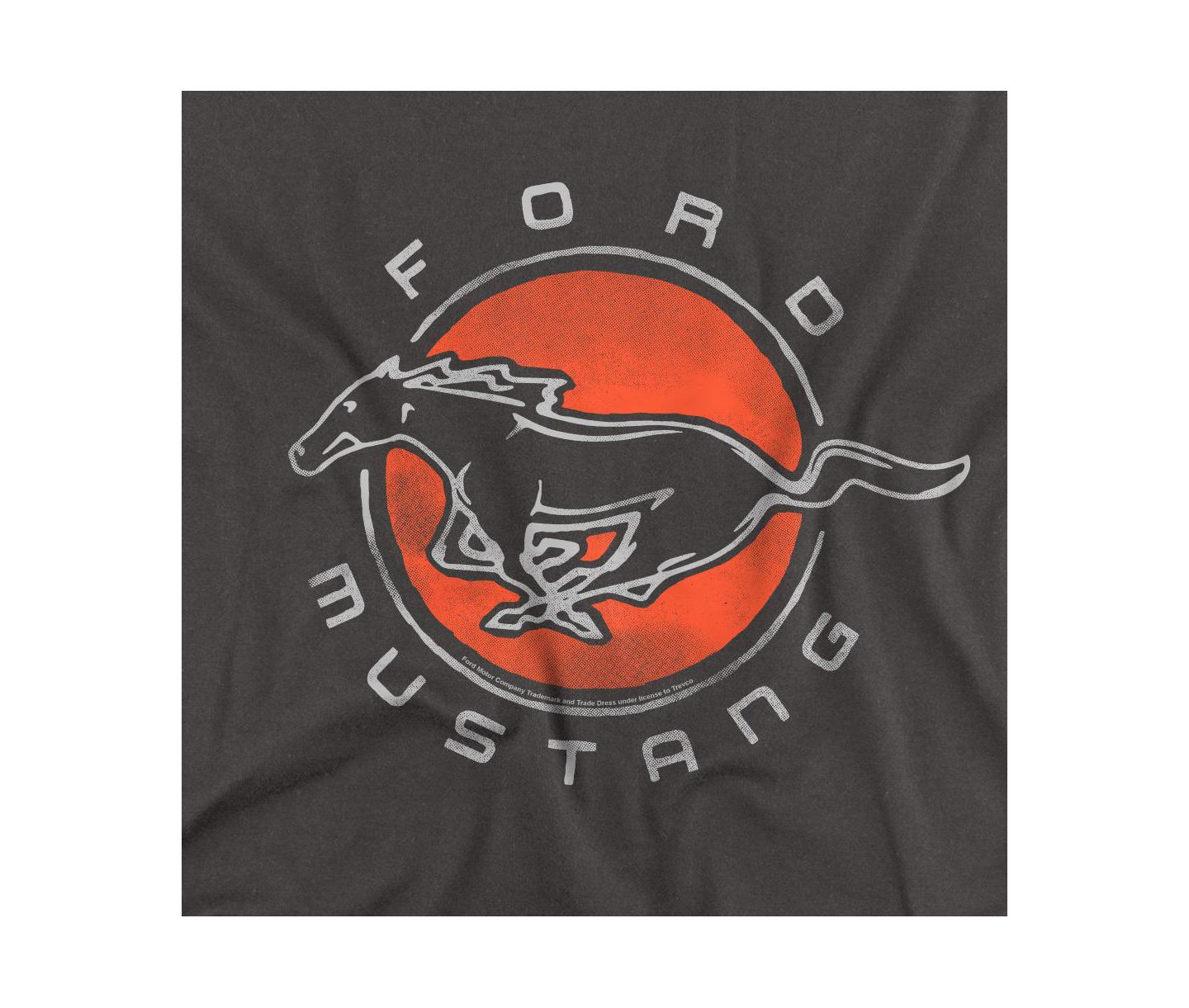 Мужская футболка Mustang Big & Tall Ford Circle, цвет: Угольный — фото 2