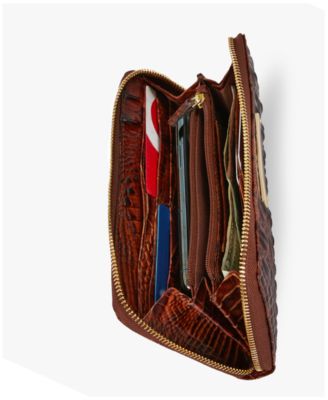 Women's Suri Leather Zipper Wallet