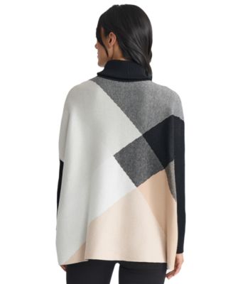 Women's T-Neck Long Sleeve Pull-On Sweater