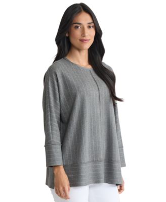 Jones New York - Women's Crew Neck Pull-On Top