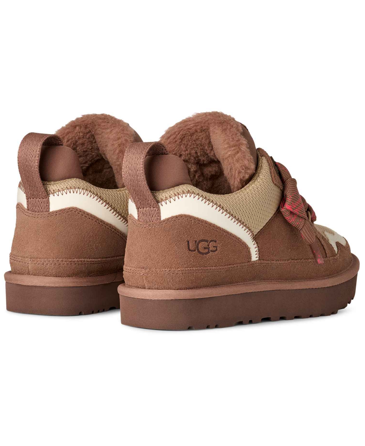 Ugg Webbing Heel Strap Logo Patch Sneakers In Brown