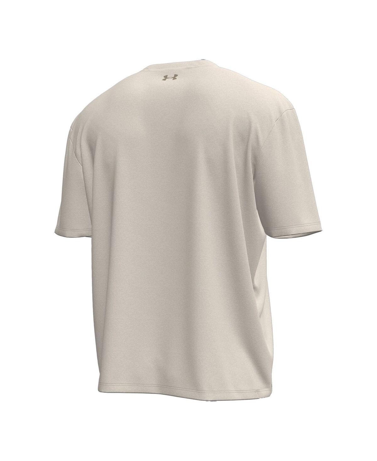 Under Armour Men's Stone Notre Dame Fighting Irish Gameday Motion Heavyweight T-shirt In Gray